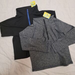 NWT PRIMARY 2-3 Flexknit Half Zip Pullovers